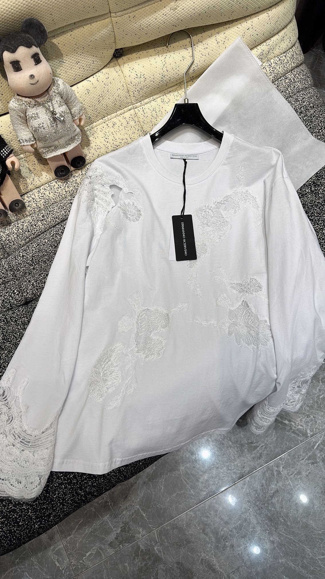 P713 ORIGINAL HARD-CORE FEMALE SUIT WITH PACKAGING ERMANNO SCERVINO IS KNOWN AS THE KING OF LACE