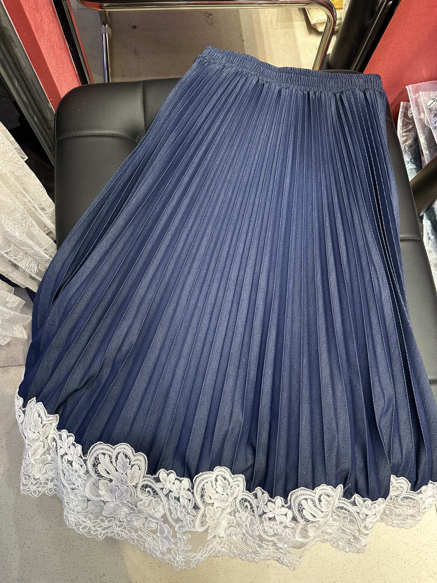 Ermanno Scervino Original Hardcore Female Suit with Heavy Embroidered Half Skirt