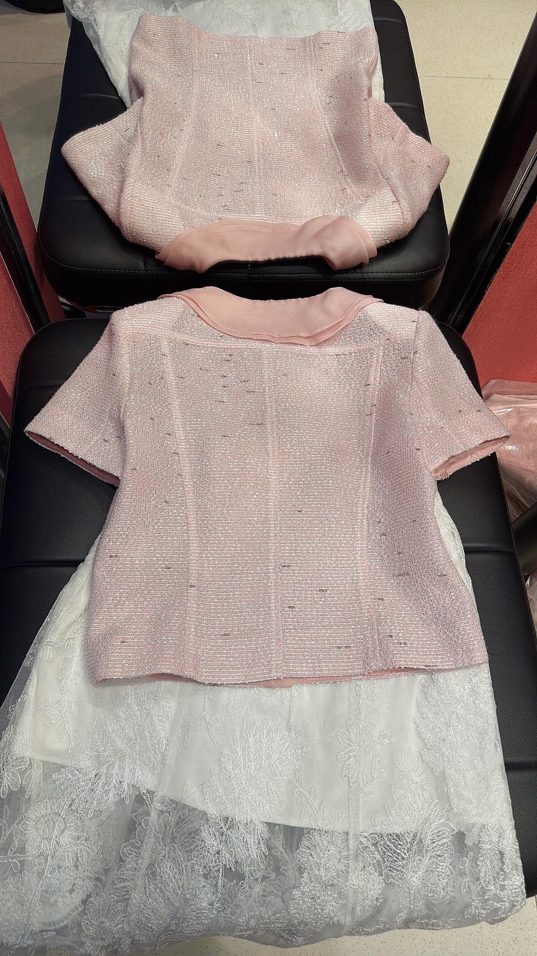 Stylish Retro Princess in New Chan*l Dress with Soft Hand and Light-Colored Fashion - 图片 5