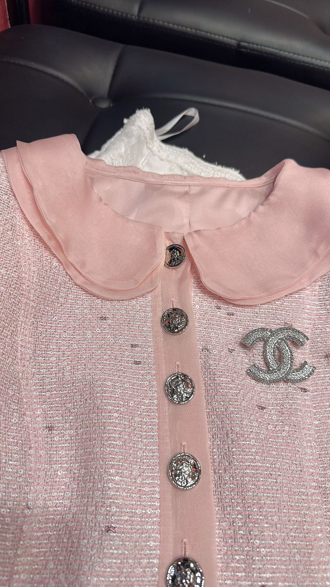 Stylish Retro Princess in New Chan*l Dress with Soft Hand and Light-Colored Fashion - 图片 6