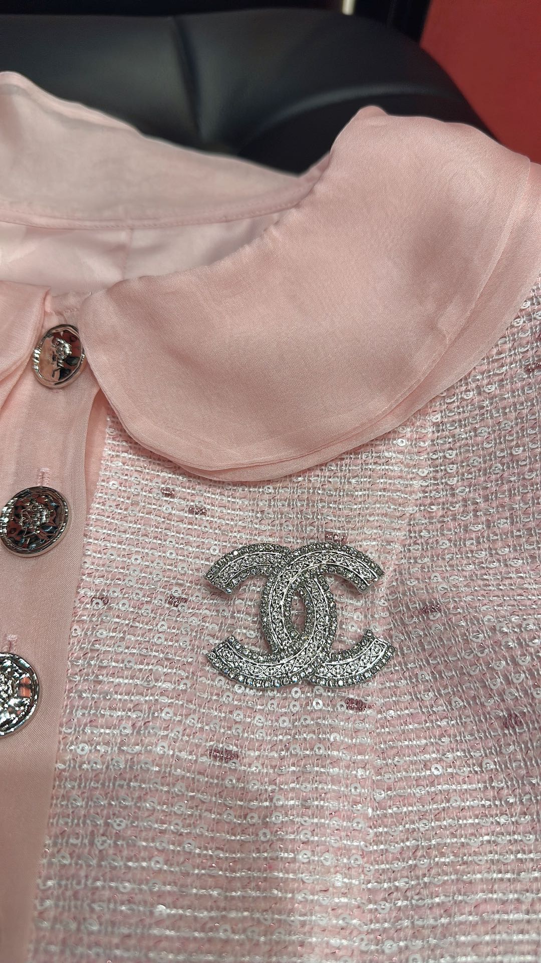 Stylish Retro Princess in New Chan*l Dress with Soft Hand and Light-Colored Fashion - 图片 7