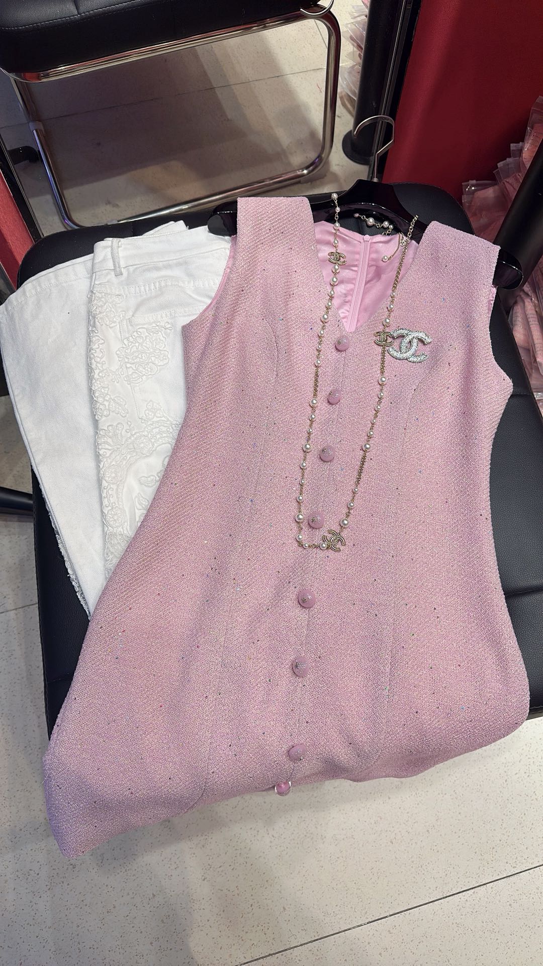 Elegant Chanell Women's Slim Fit Dress - Size 36, 38, 40 with Packaging 3 i1748850441 975 1