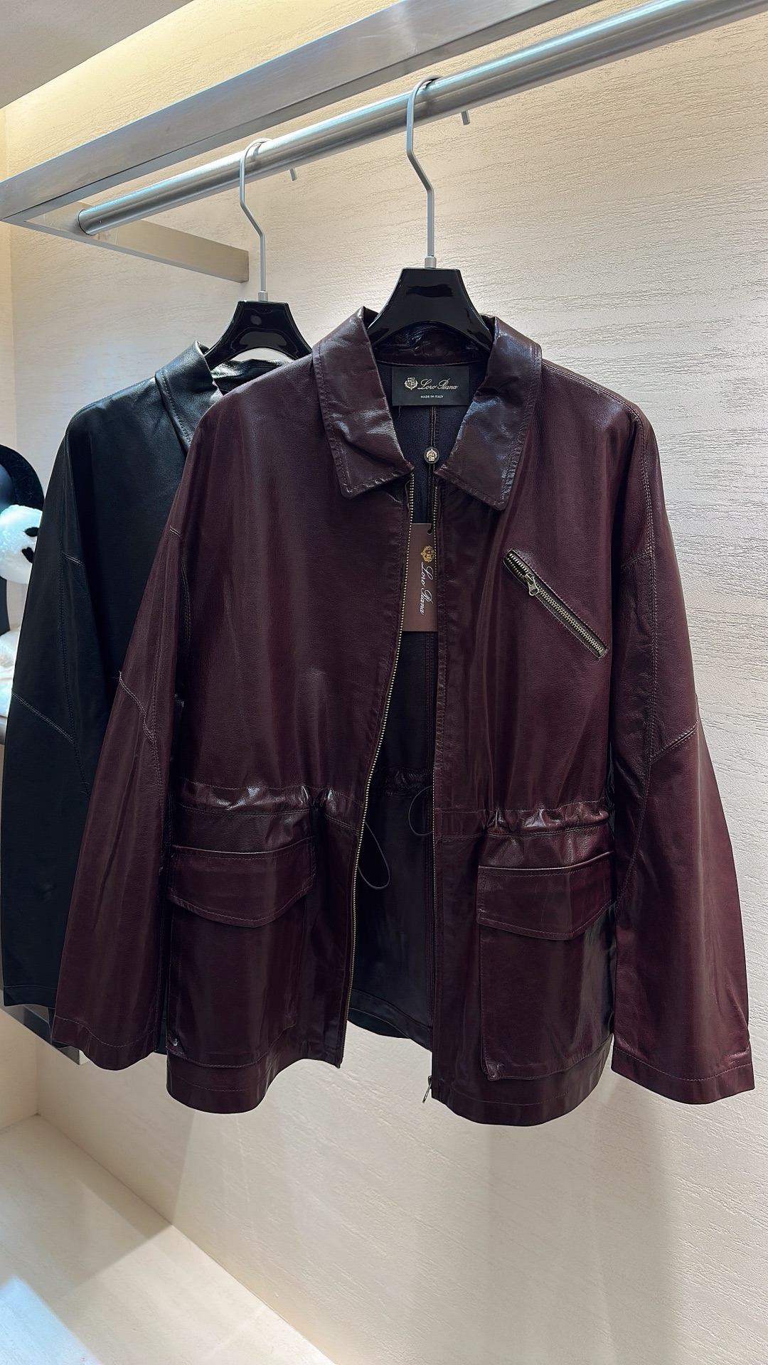 NO:676877,LP*25 new style autumn and winter series high-definition cotton sheepskin waist lapel zipper jacket size S M L XL, women's clothing, loro piana, jackets & coats, sheepskin,19860909LP*25新款上新 秋冬系列高定棉羊皮收腰翻领拉链外套 码数S M L XL,女装,loro piana,jackets & coats,sheepskin,,Women's clothing