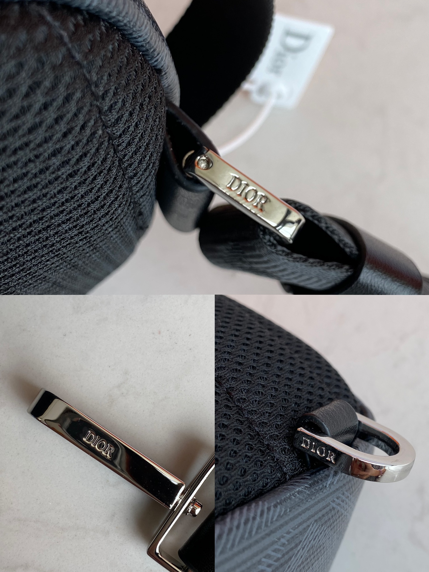 ，这款迷你 Rider单肩包灵感源自Rider双肩背包的设计，廓形实用。采用迪奥黑帆布精心制作，饰以CD
