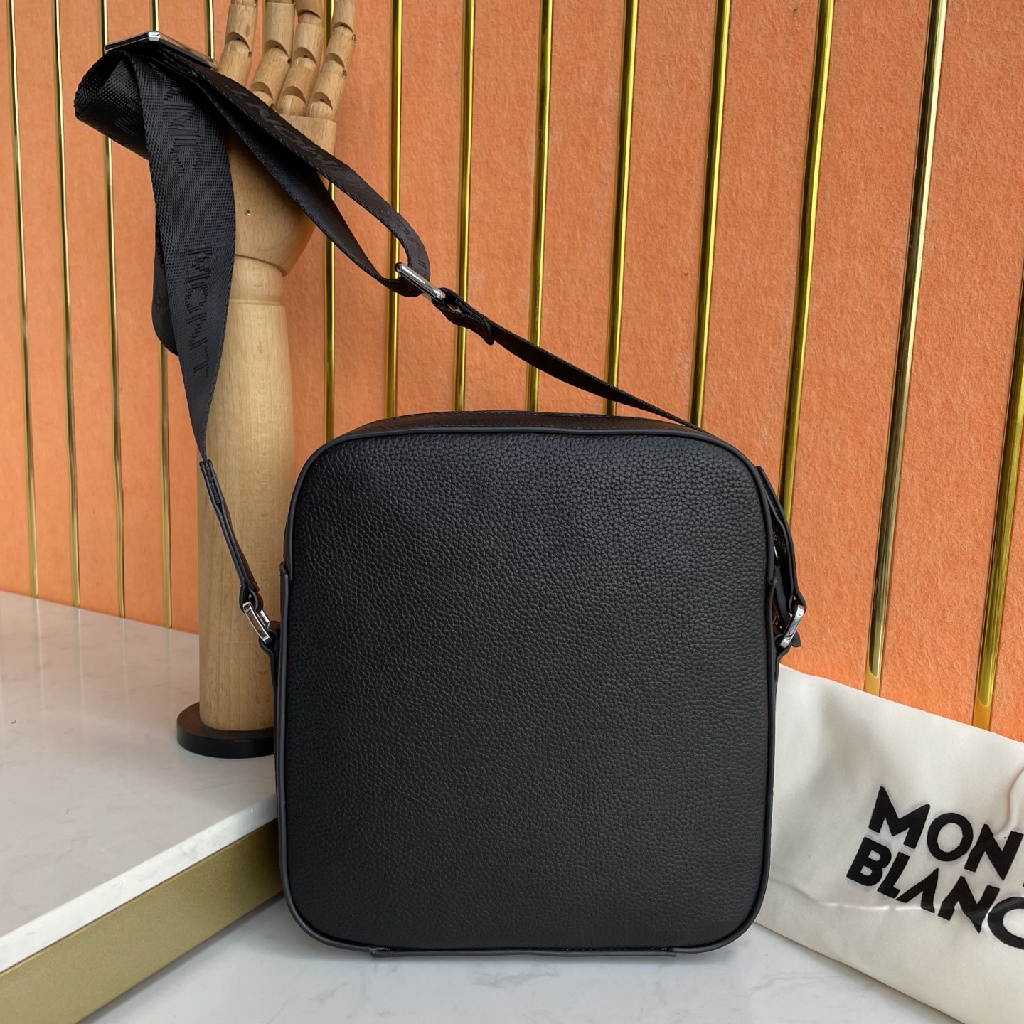 Montblanc Black Leather Crossbody Bag - Refined Style and Practicality 3 i1758205039660 5494 0 1