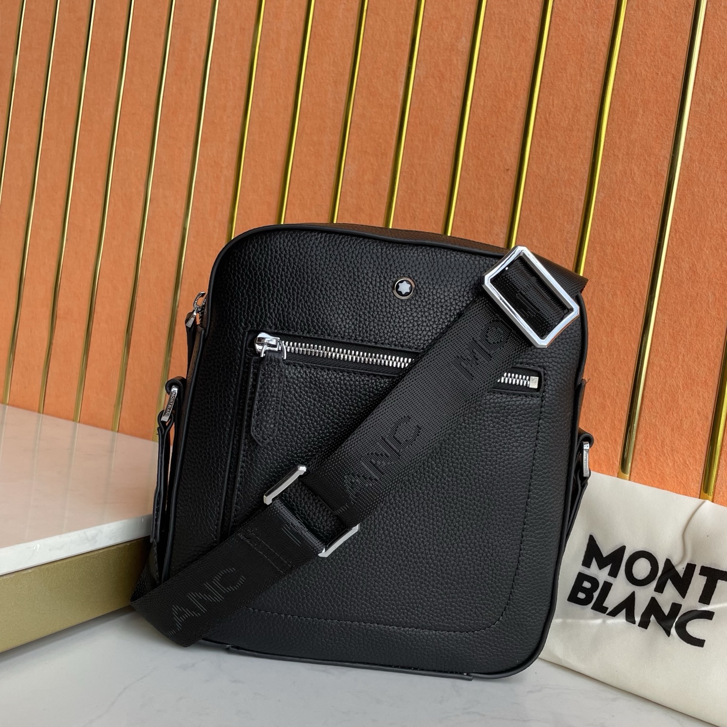 Montblanc Black Leather Crossbody Bag - Refined Style and Practicality 7 i1758205039668 6815 0 5
