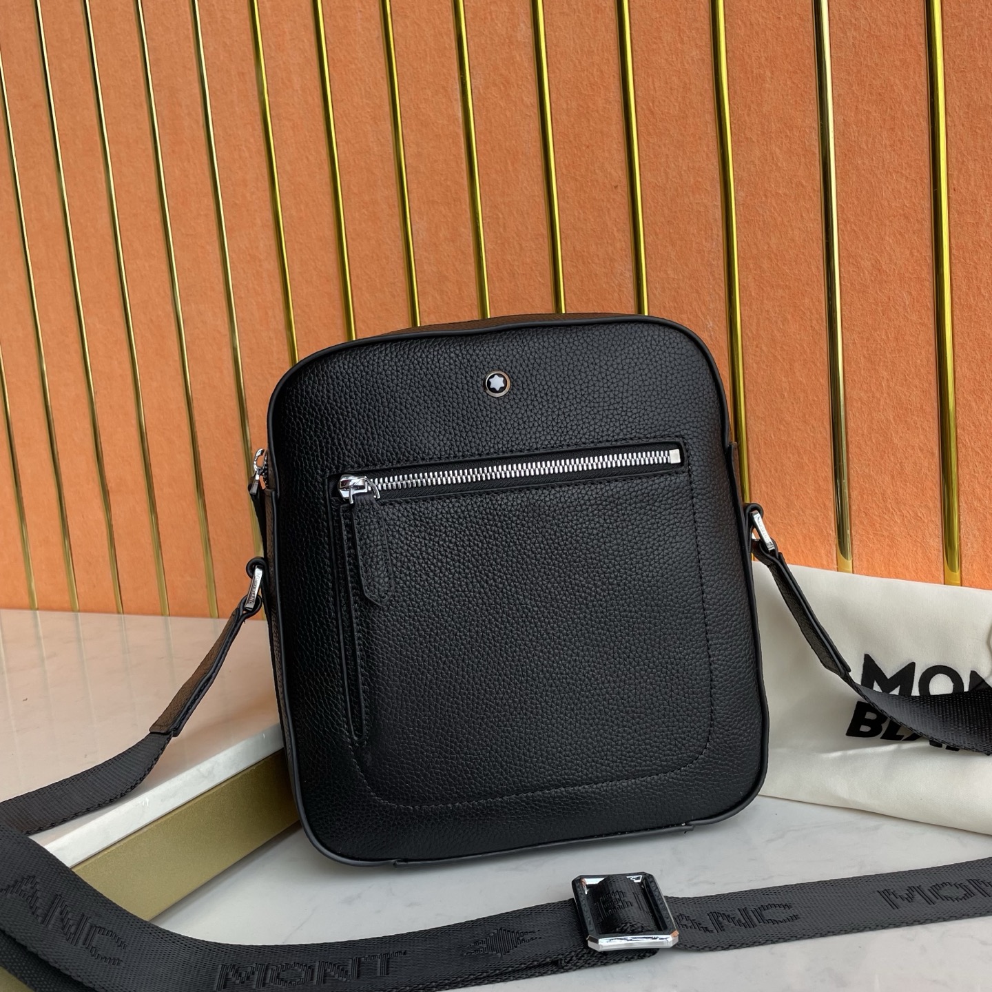 Montblanc Black Leather Crossbody Bag - Refined Style and Practicality 9 i1758205039678 6037 0 7