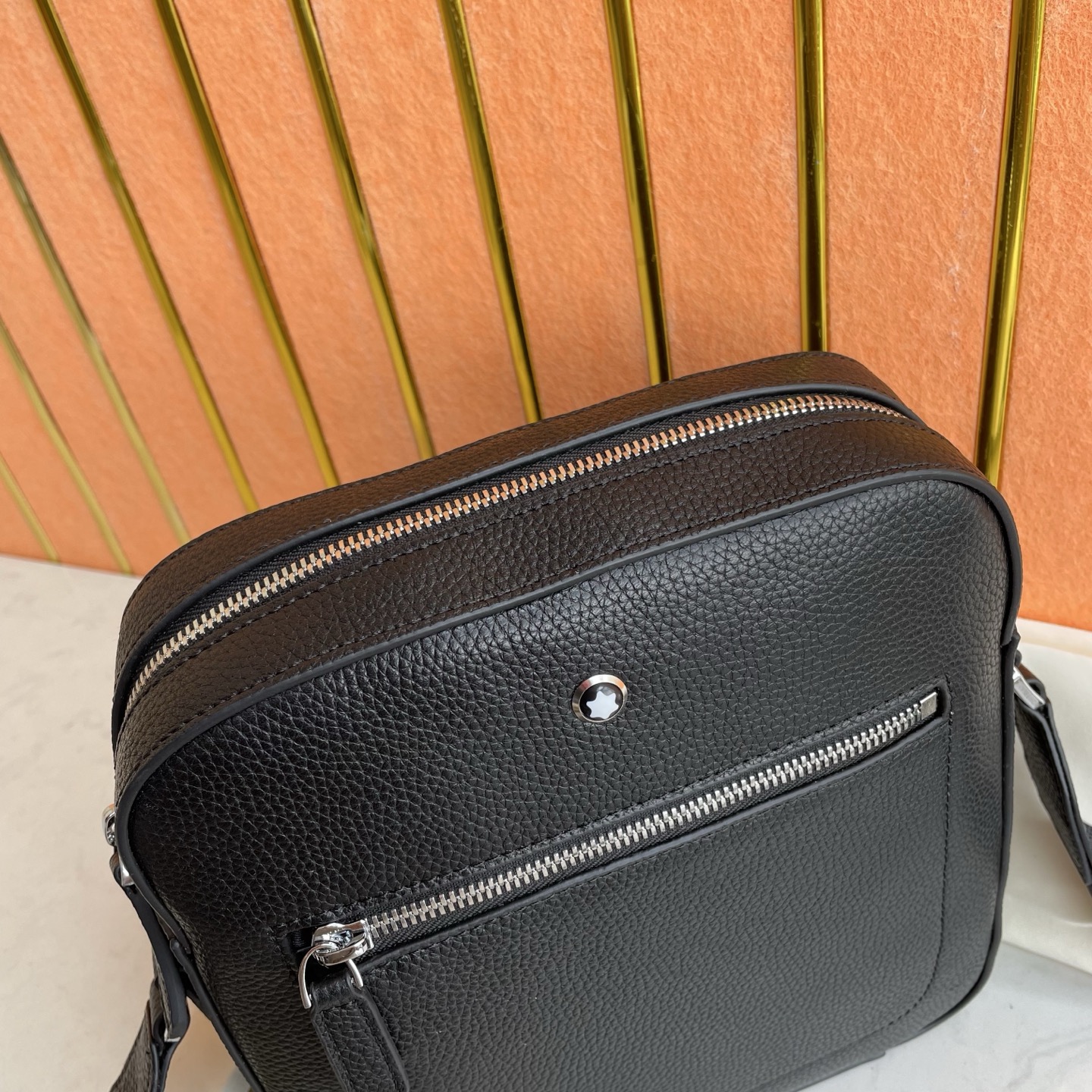 Montblanc Black Leather Crossbody Bag - Refined Style and Practicality 5 i1758205041069 9673 0 3