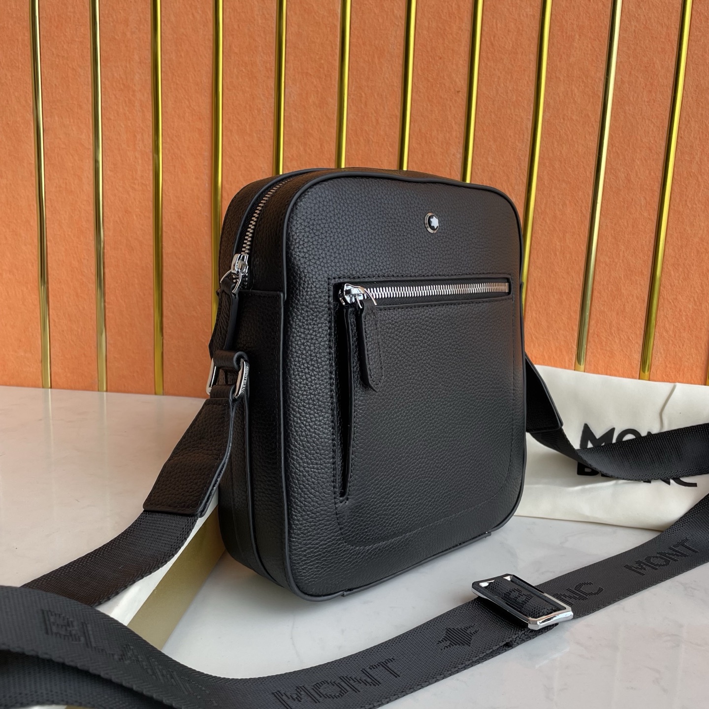 Montblanc Black Leather Crossbody Bag - Refined Style and Practicality 8 i1758205041234 1888 0 6