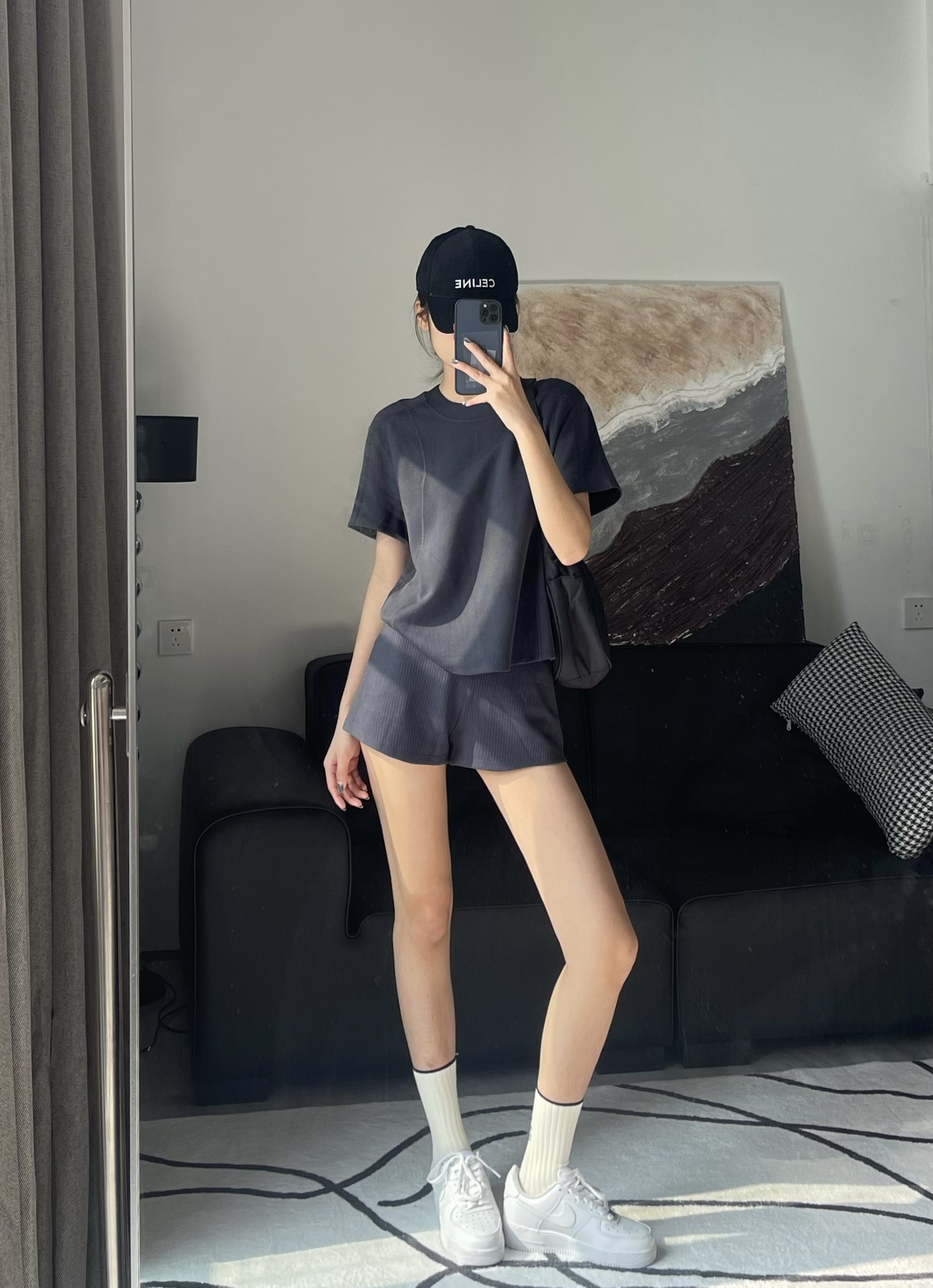 Lululemon Softstreme t-shirt lounge dark gray yoga