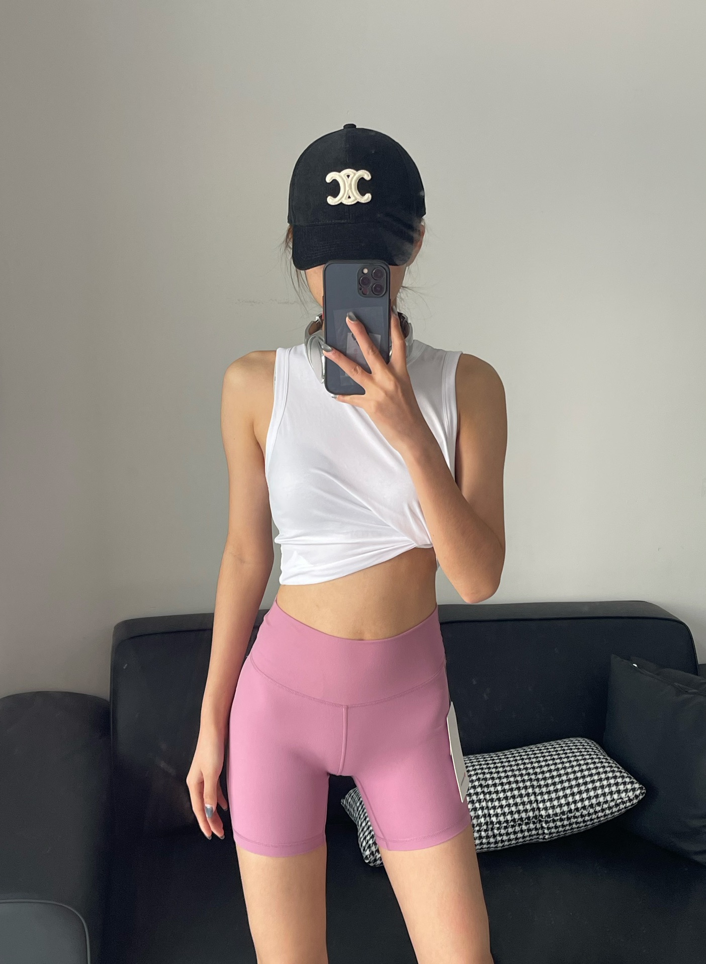Lululemon Align shorts yoga pink