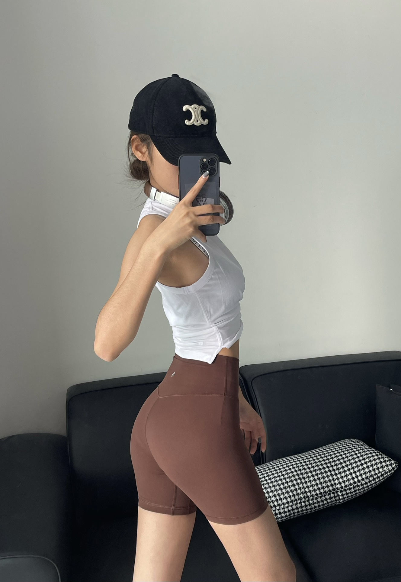 Lululemon Align shorts yoga brown