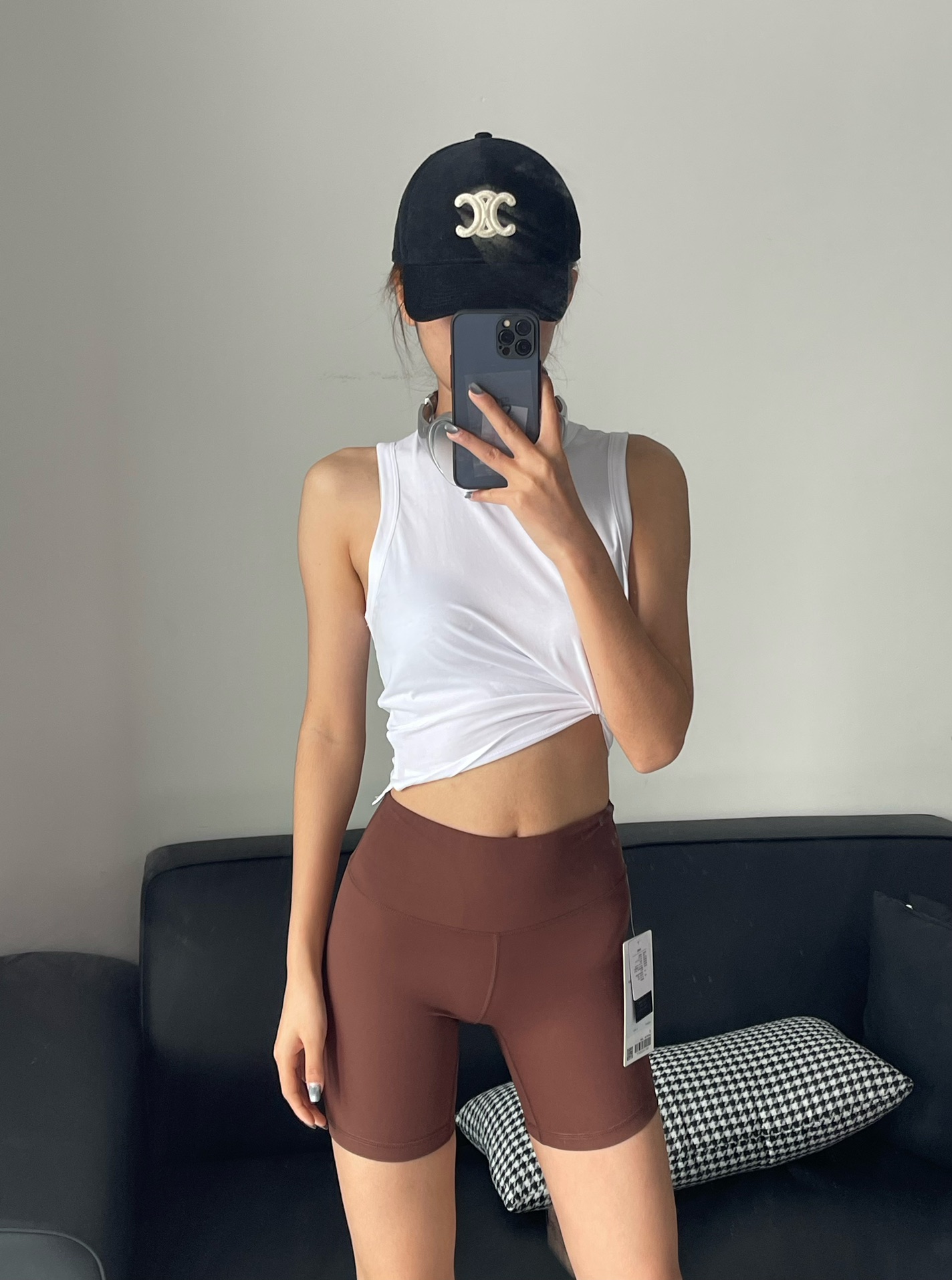 Lululemon Align shorts yoga brown