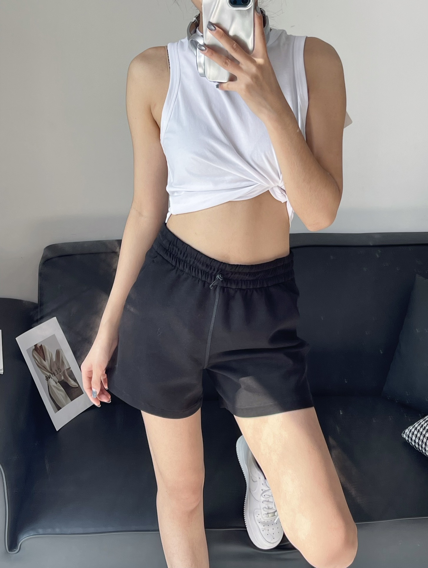 Lululemon Softstreme shorts lounge black yoga
