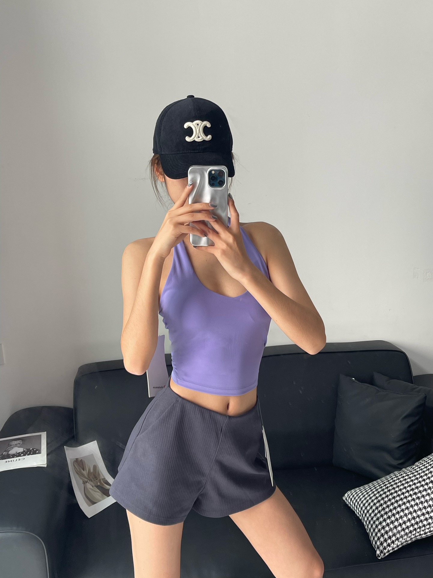 Lululemon tank yoga purple