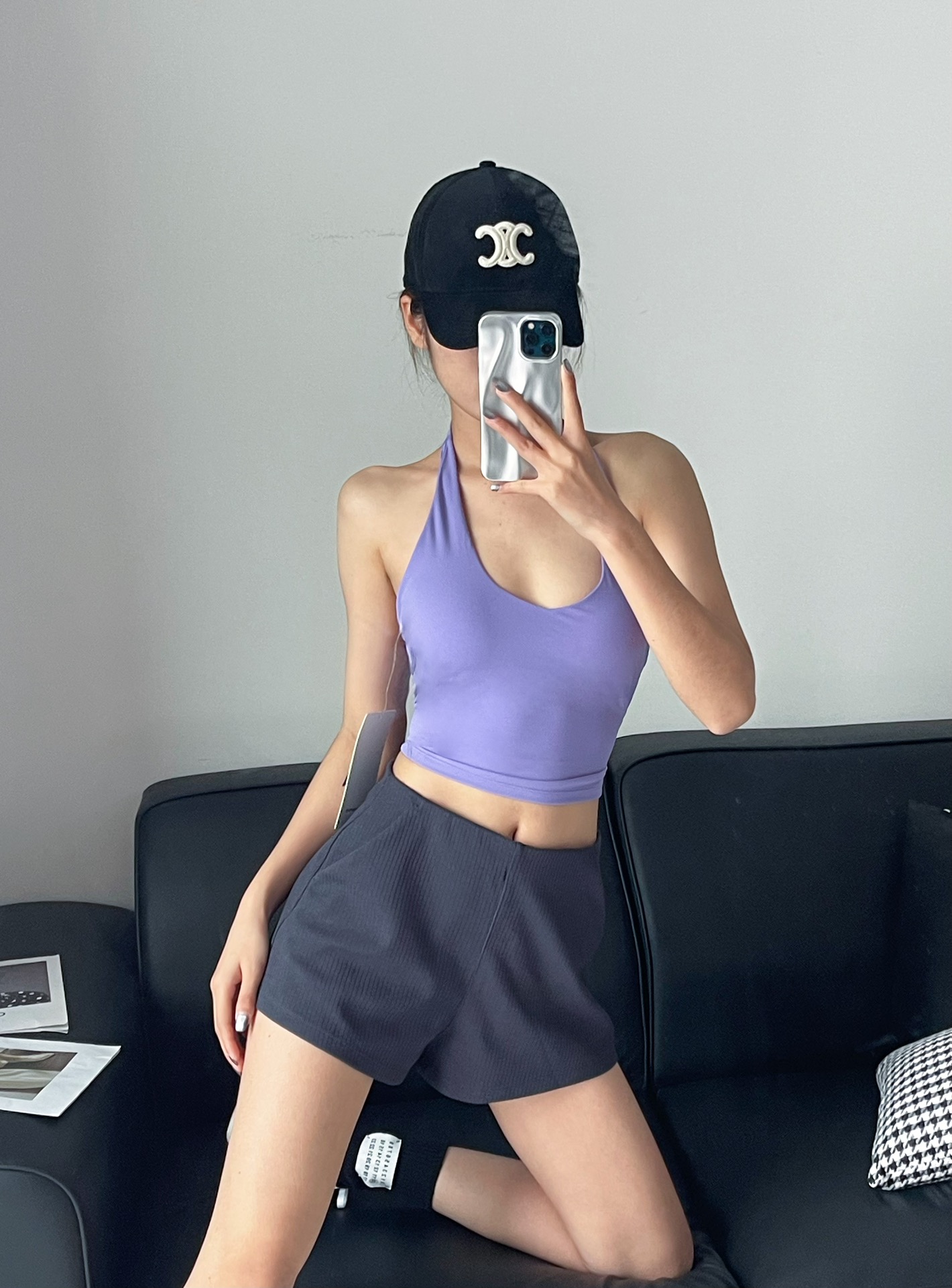 Lululemon tank yoga purple