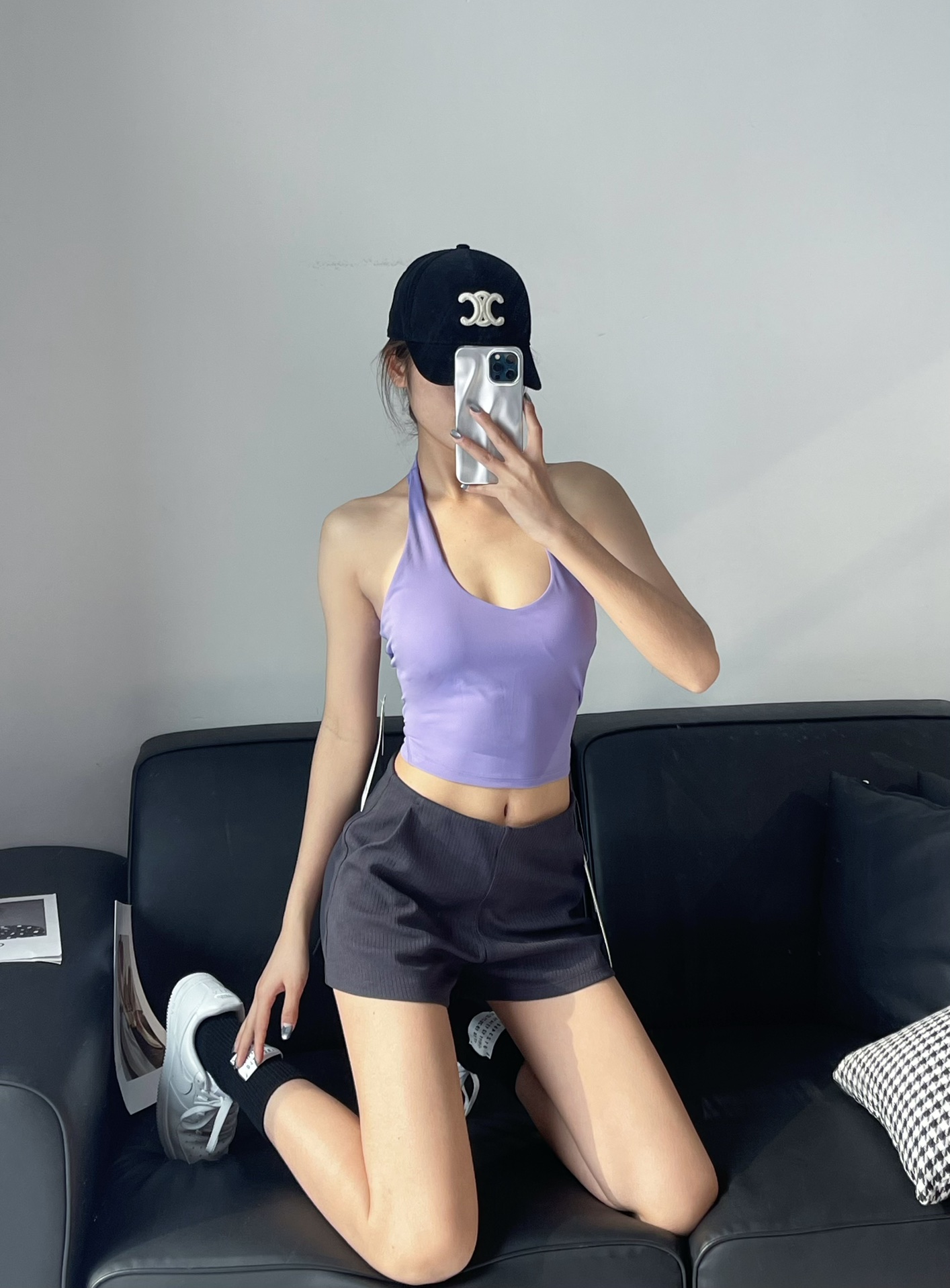 Lululemon tank yoga purple