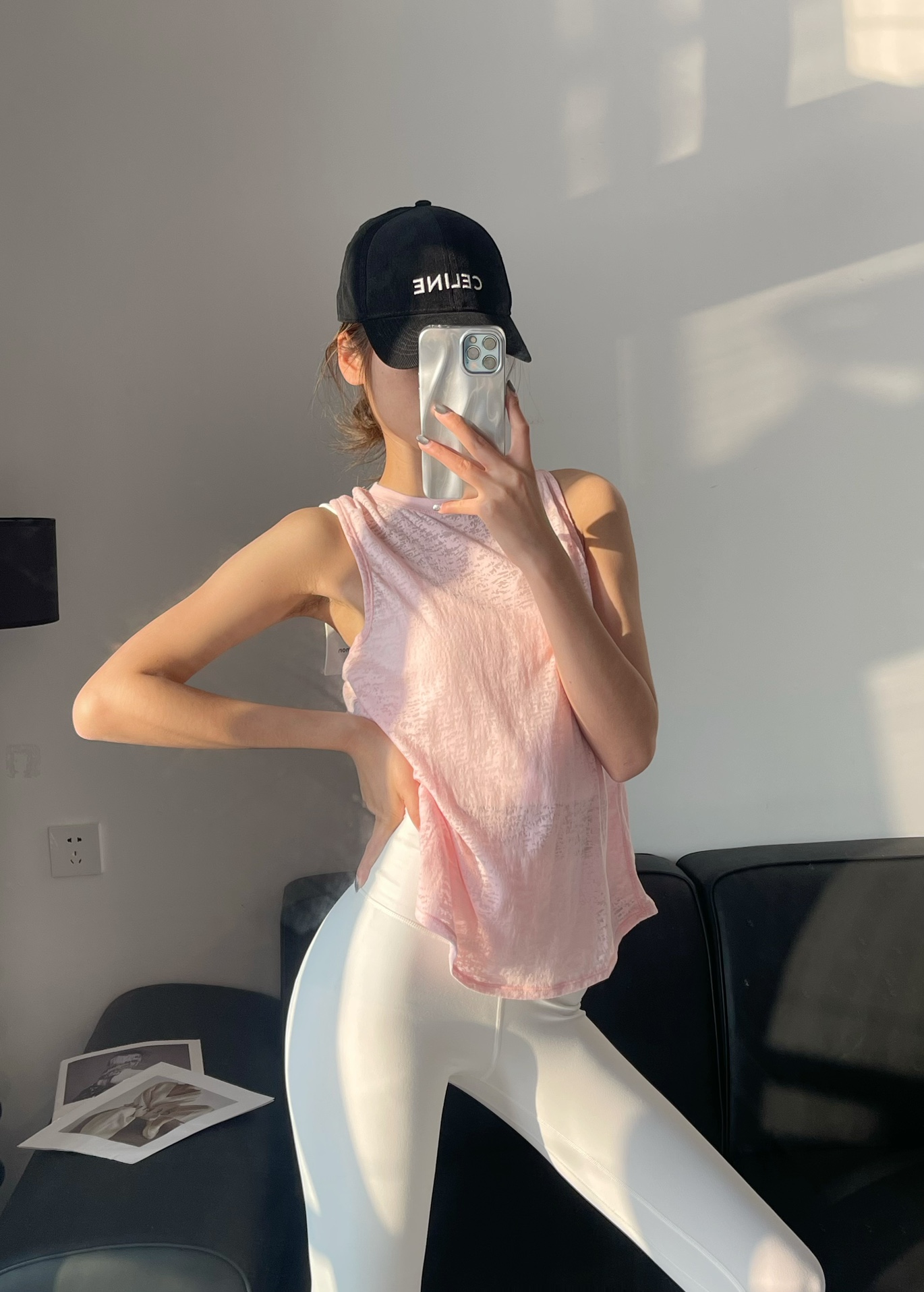 Lululemon tank everyday pink yoga
