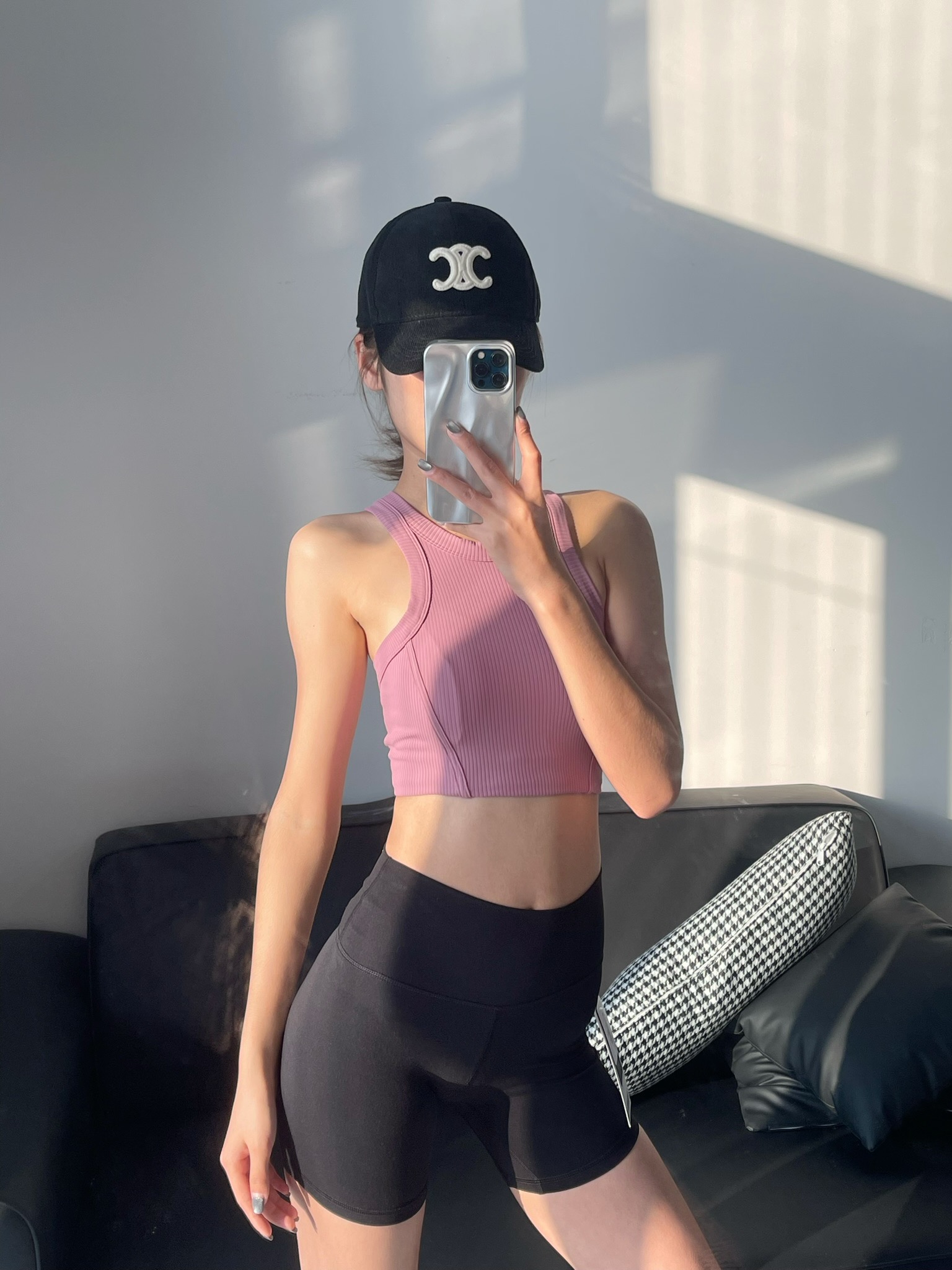 Lululemon tank yoga pink