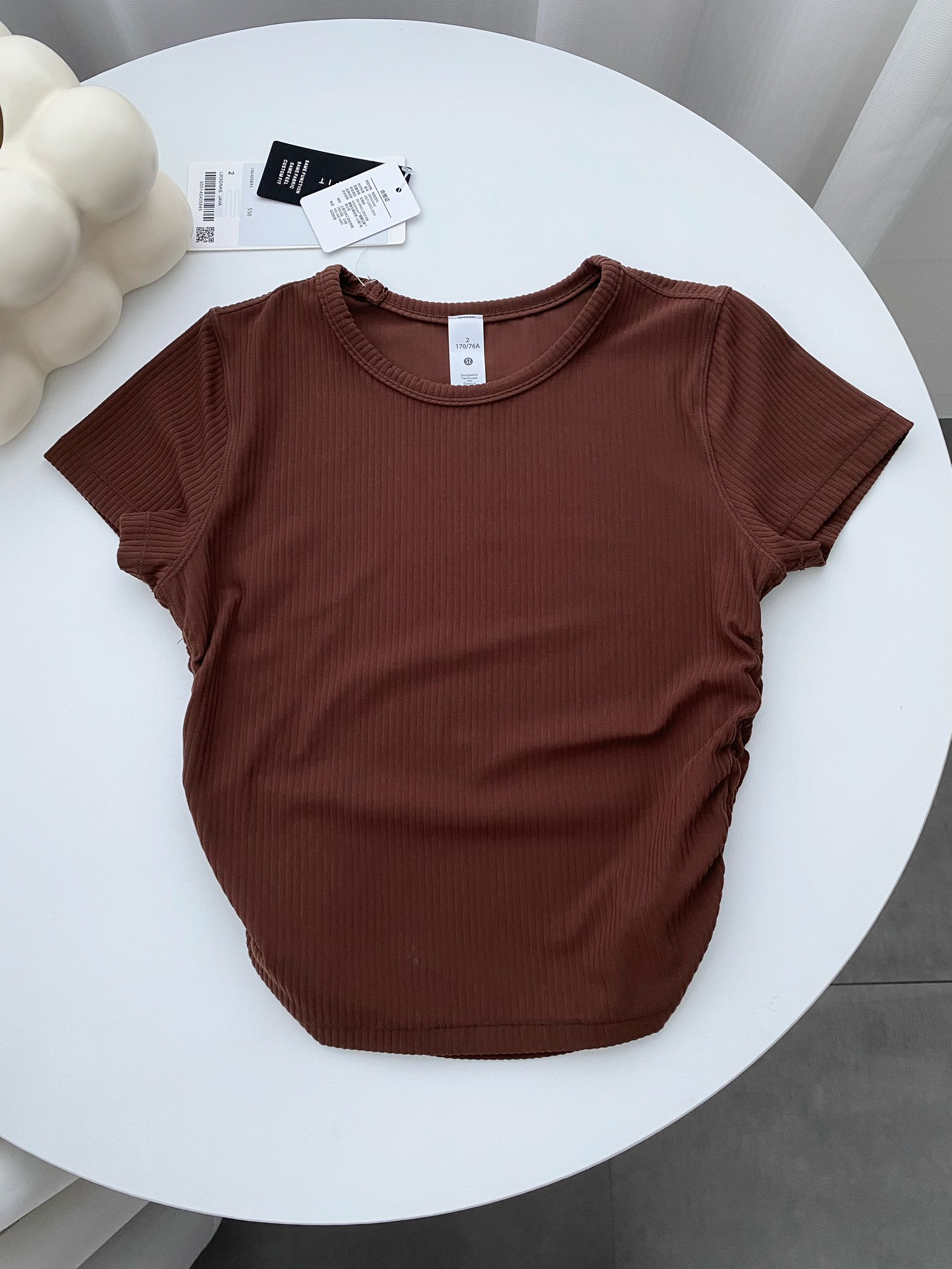 Lululemon All It Takes t-shirt yoga brown