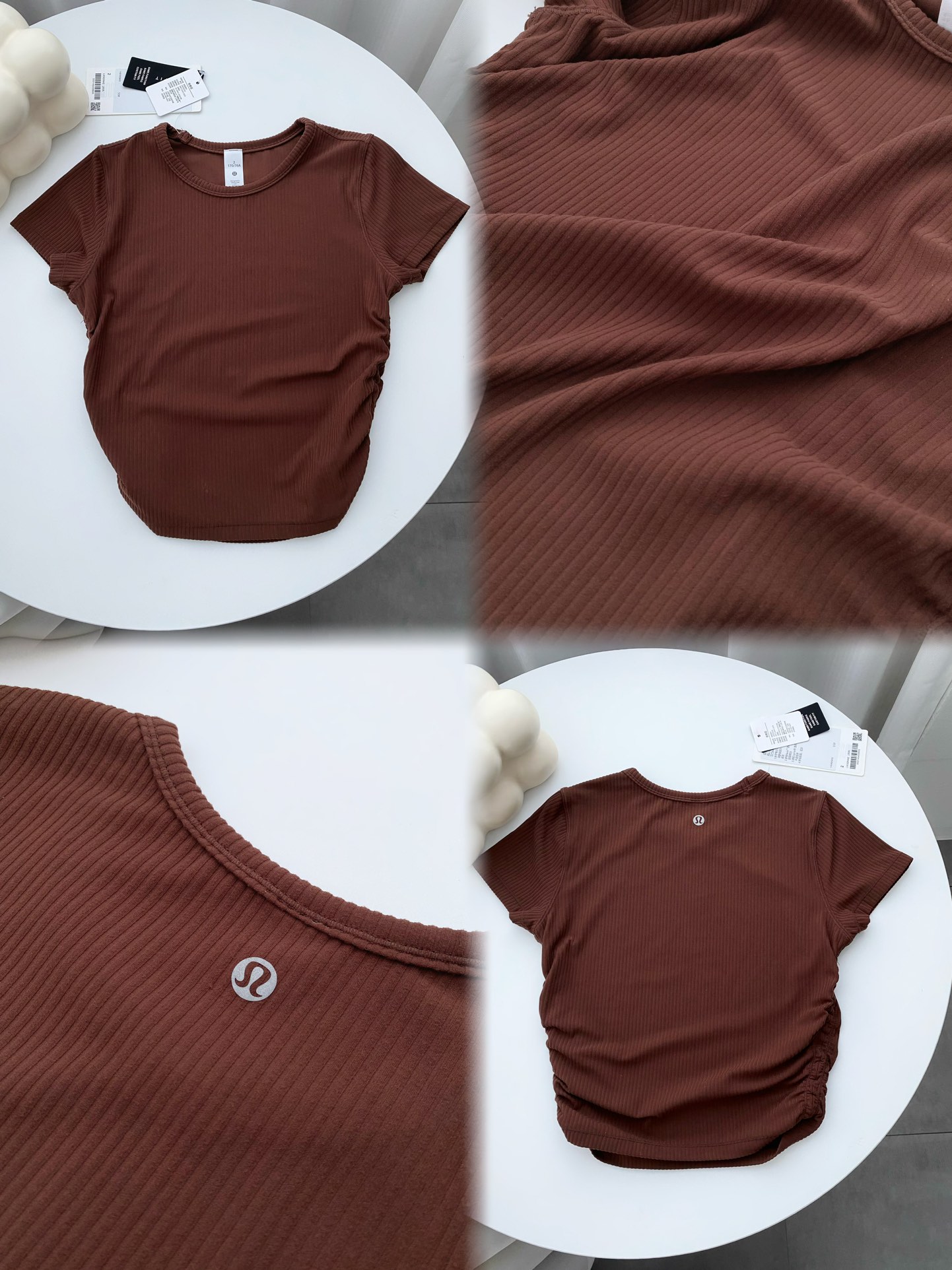 Lululemon All It Takes t-shirt yoga brown