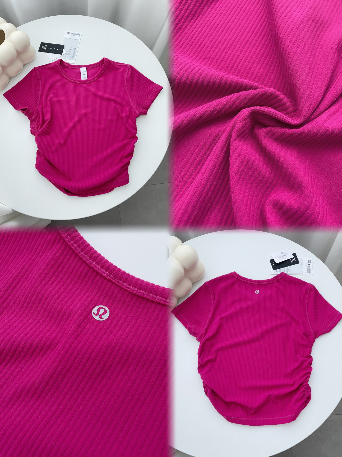 Lululemon All It Takes t-shirt studio pink yoga