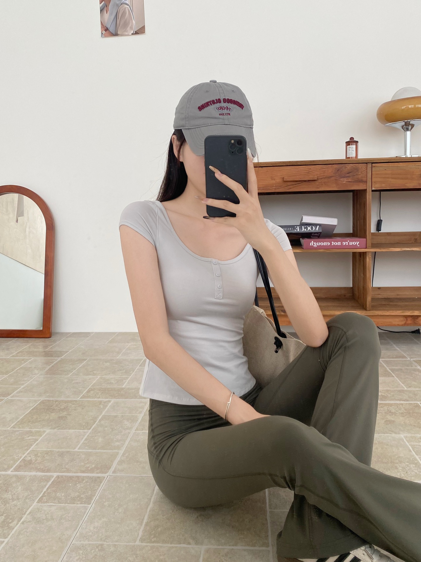 Lululemon t-shirt everyday light gray yoga
