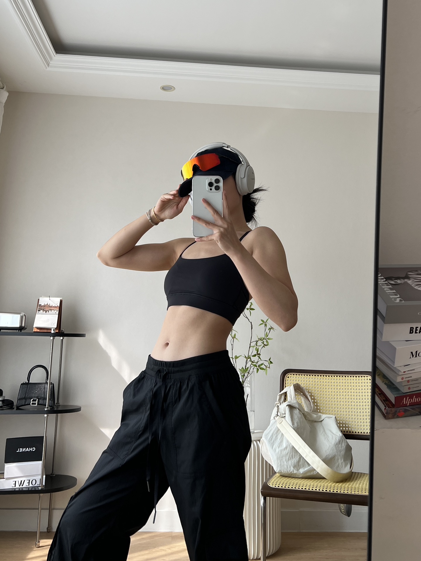 Lululemon Flow Y Nulu sports bra yoga black