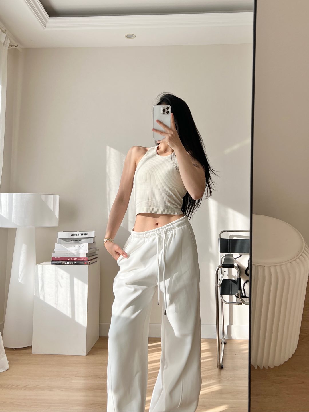 Lululemon Ebb to Street tank studio cream yoga