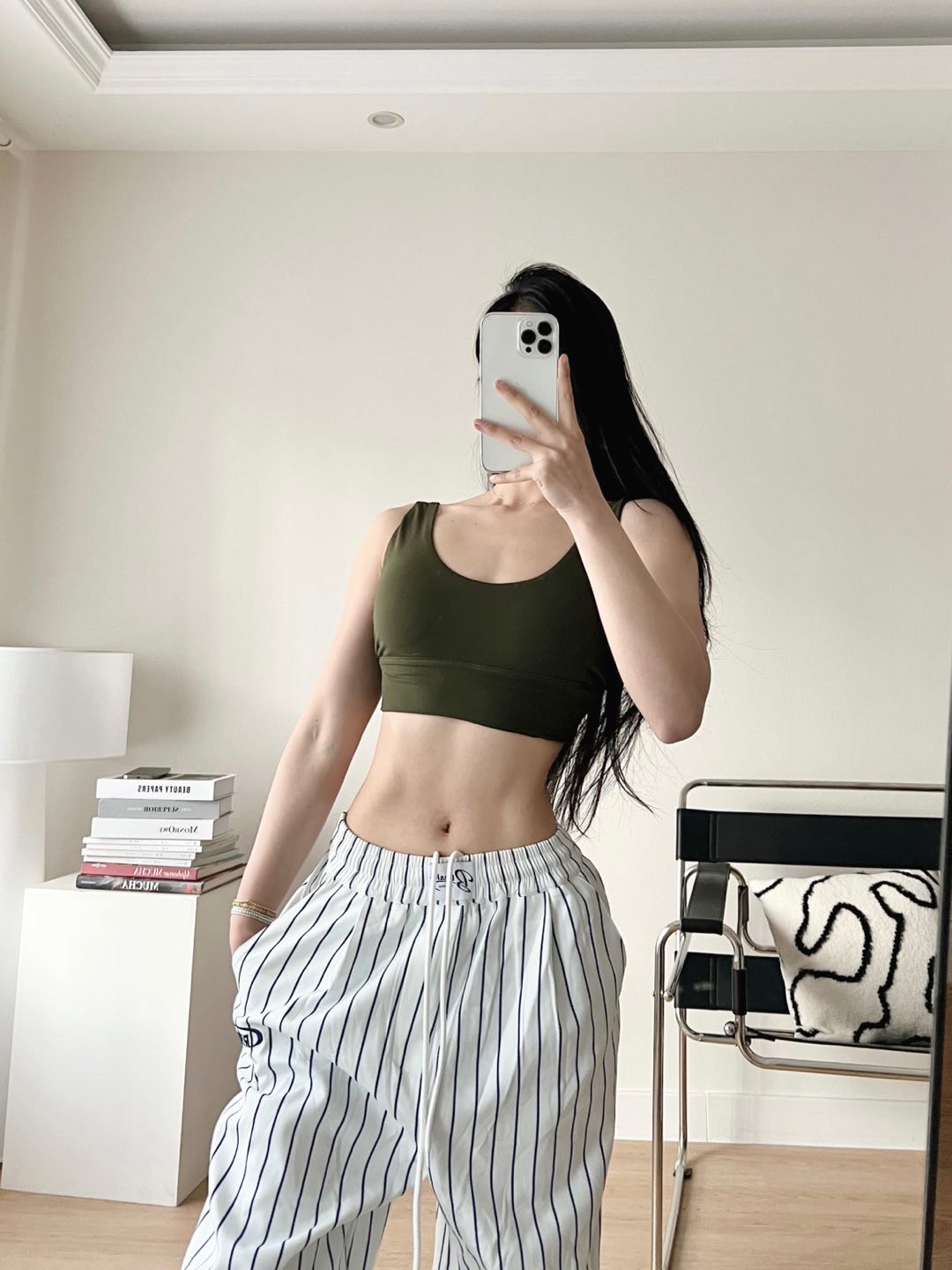 Lululemon Align sports bra yoga olive green