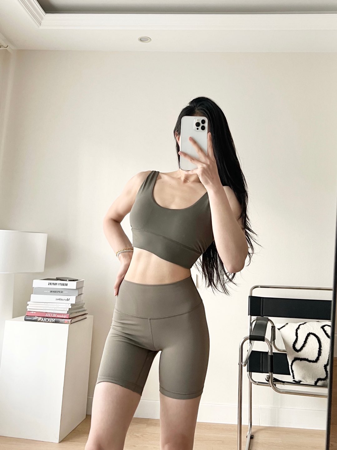 Lululemon Align sports bra yoga olive