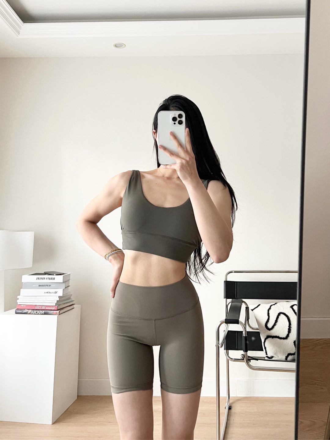 Lululemon Align sports bra yoga olive