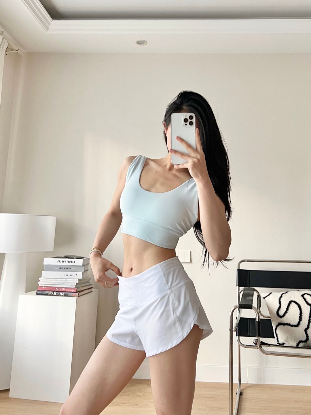 Lululemon Align sports bra yoga light blue