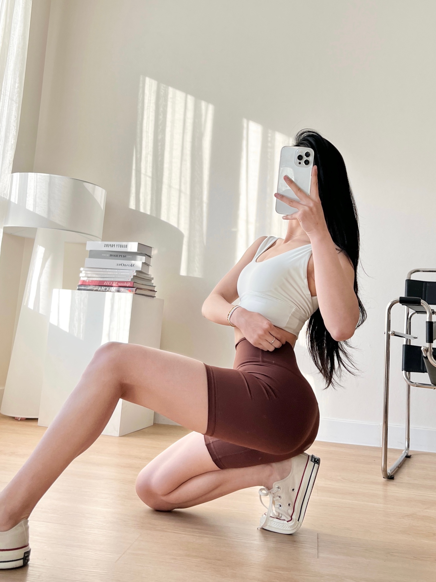 Lululemon Align shorts yoga brown