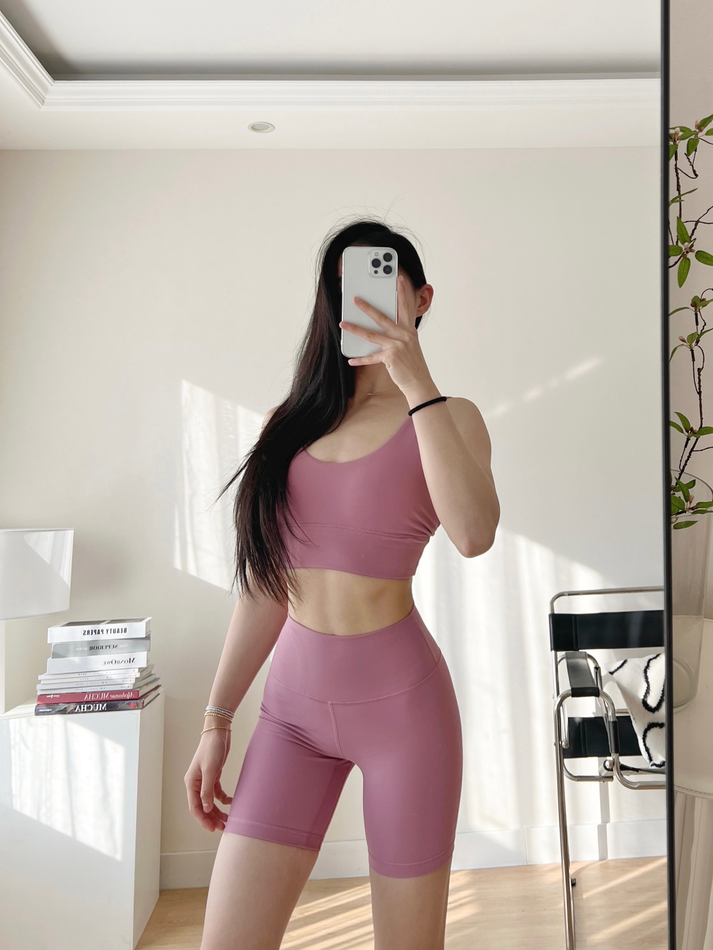 Lululemon Align set yoga pink