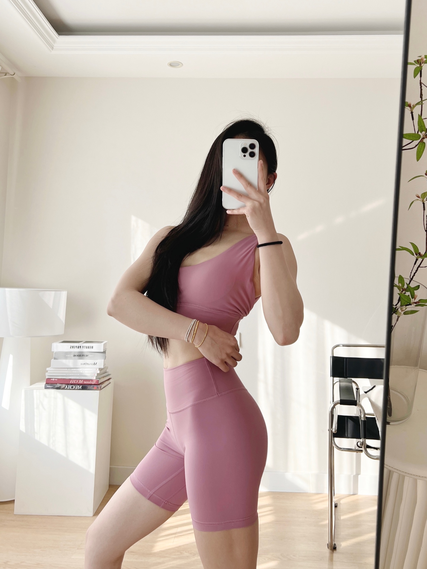 Lululemon Align set yoga pink