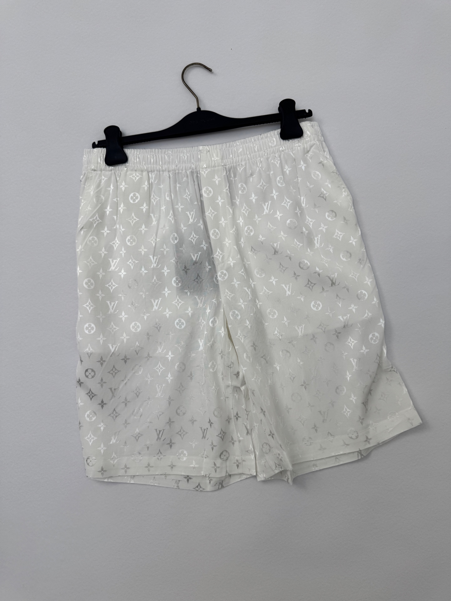 P170 1v Luis 26ss Primavera/Verano Nuevo Estampado Jacquard Pantalones Cortos con Cuello Talla: S M L XL
