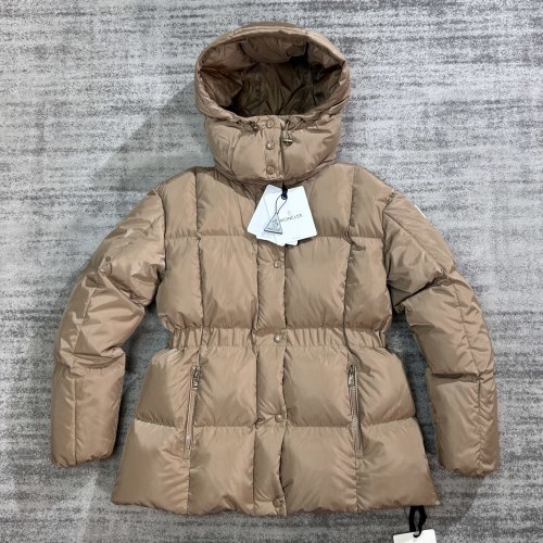 MONCLER Agneux Classic Down Jacket 90% Goose Down, Beige Color, Sizes 1-4 1 MONCLER Agneux Classic Down Jacket 90% Goose Down, Beige Color, Sizes 1-4