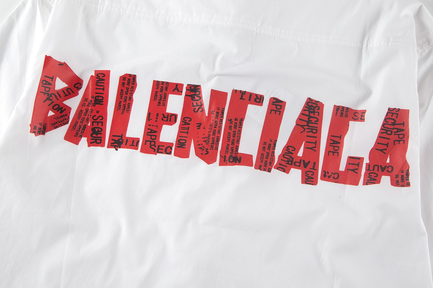 Balenciaga P300 アートプリントカジュアルシャツ