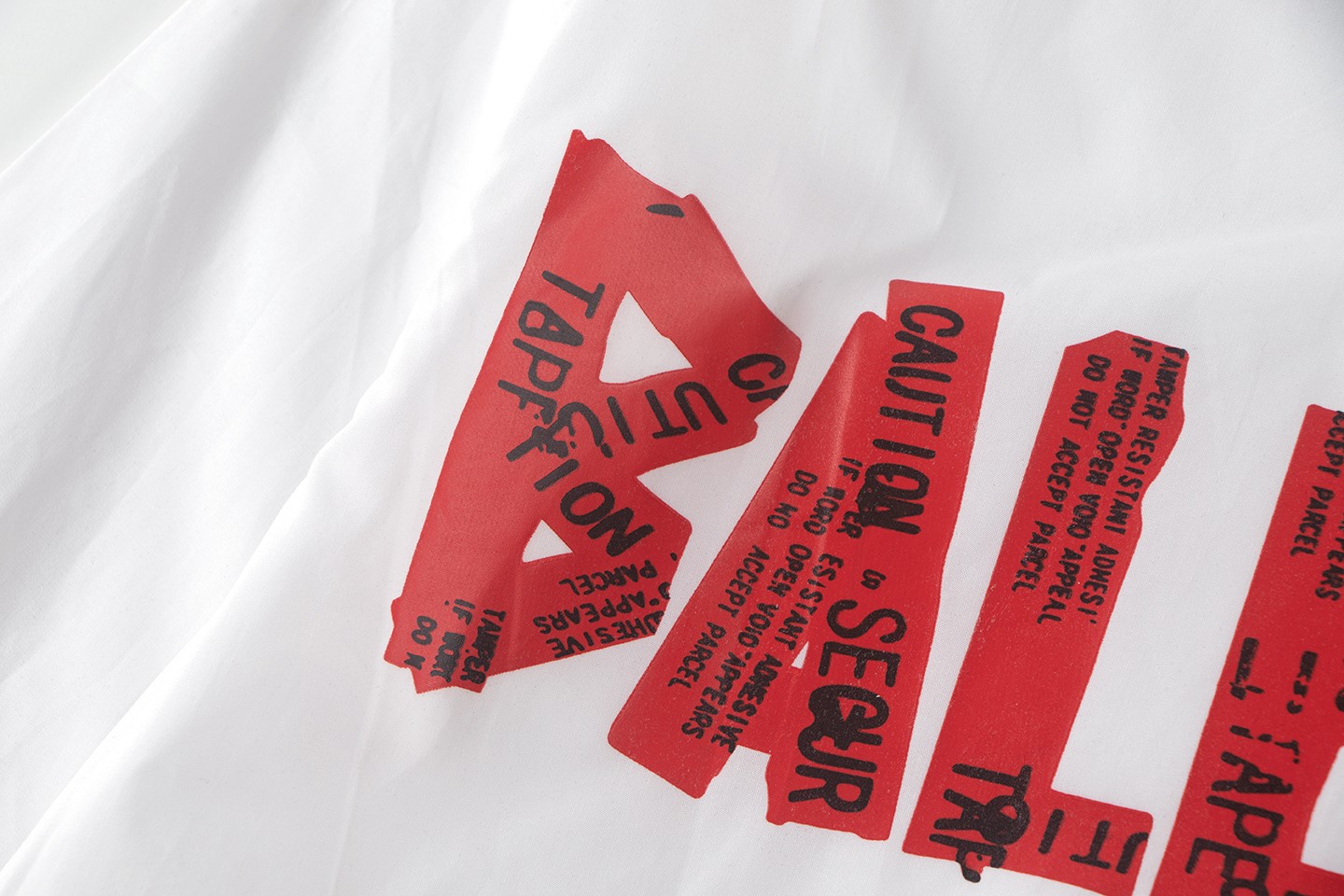 Balenciaga P300 アートプリントカジュアルシャツ