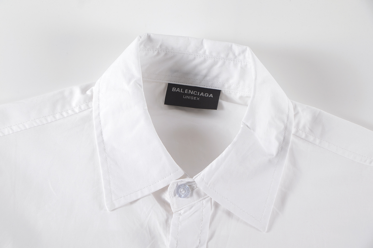 Balenciaga 黄胶带印花長袖シャツ 快適な着心地