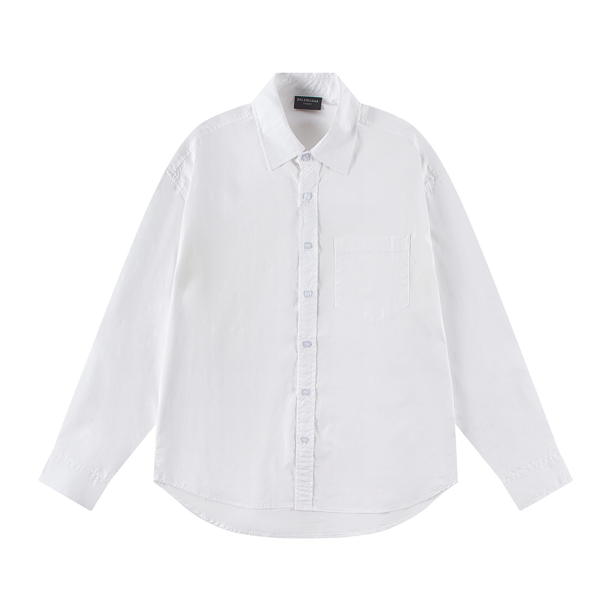 Balenciaga 黄胶带印花長袖シャツ 快適な着心地