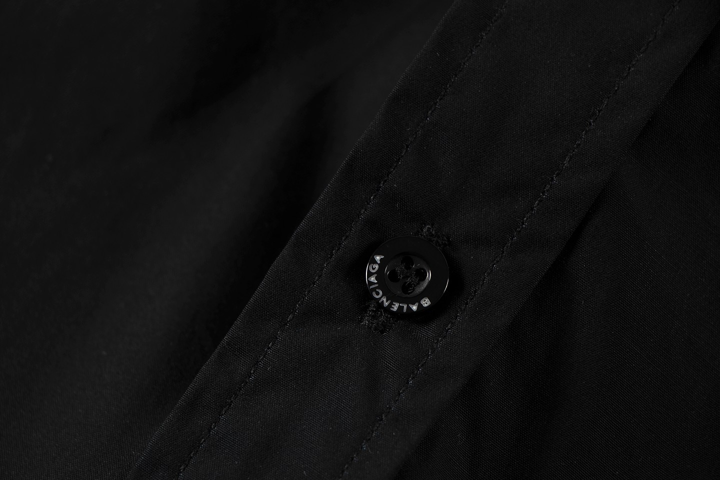 Balenciaga P300 狮子标单排扣休闲长袖衬衫