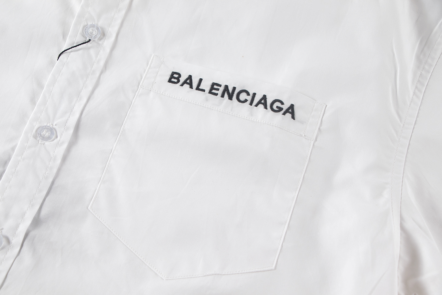 Balenciaga P300 狮子标单排扣休闲长袖衬衫