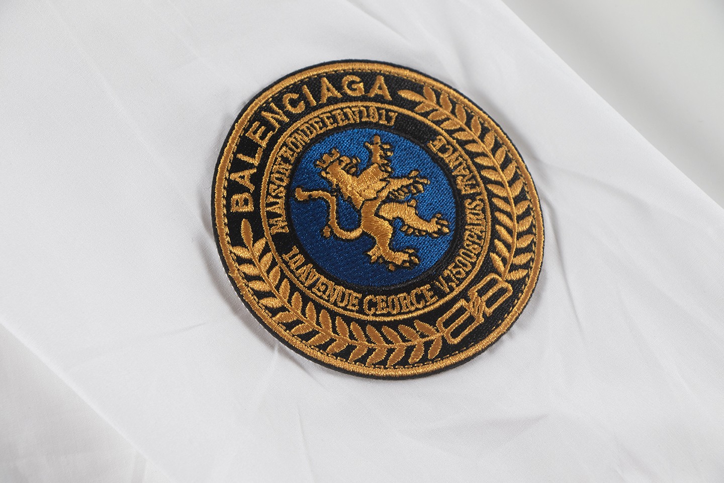 Balenciaga P300 狮子标单排扣休闲长袖衬衫