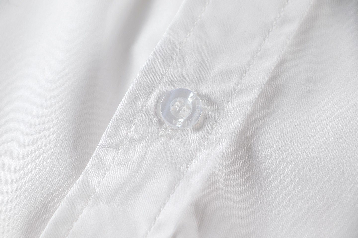 Balenciaga Logo刺繡長袖シャツ 高品質なカジュアルウェア