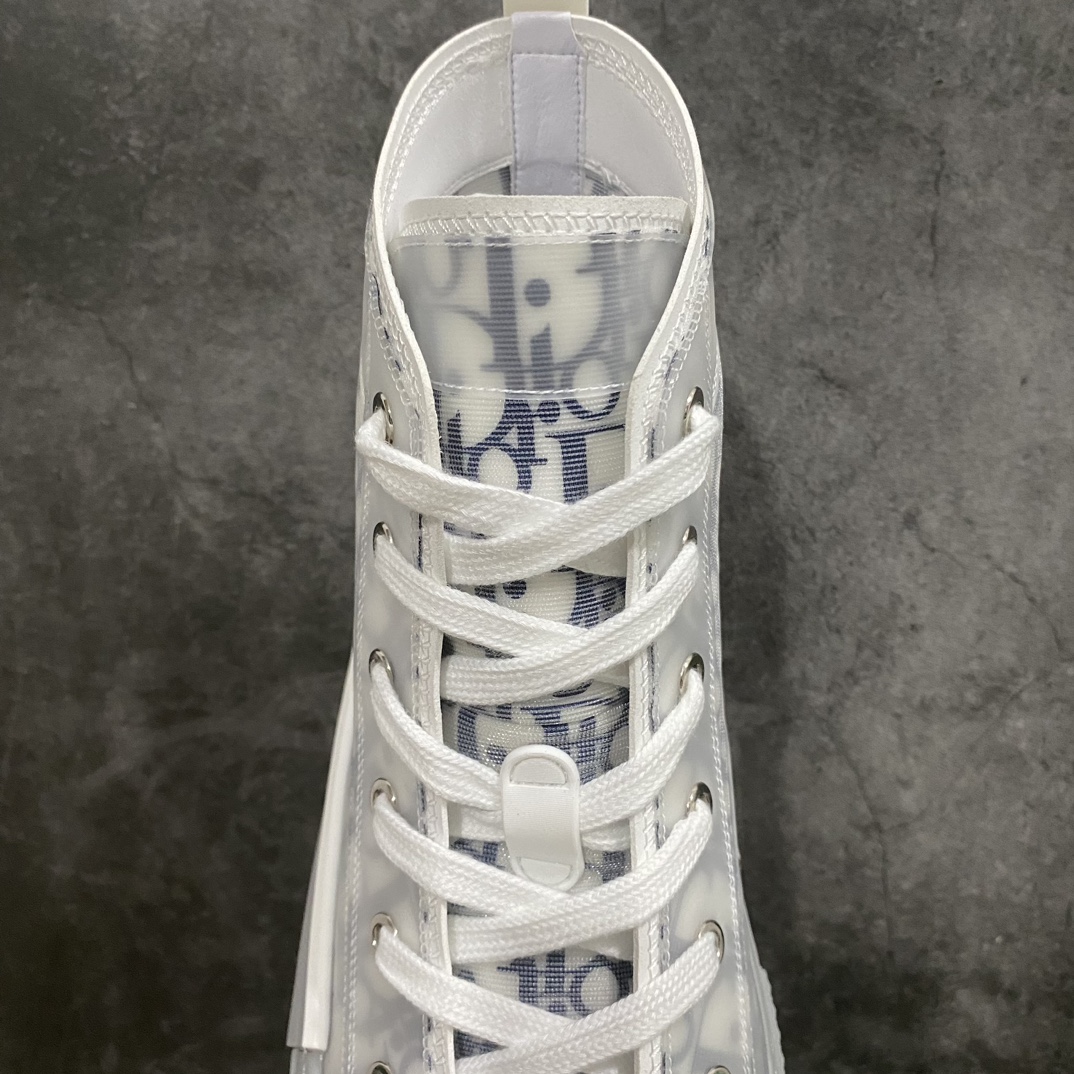 380 【莞产纯原】Dior B23 Oblique High Top Sneakers 迪奥“CD重影”系列 白蓝灰高帮