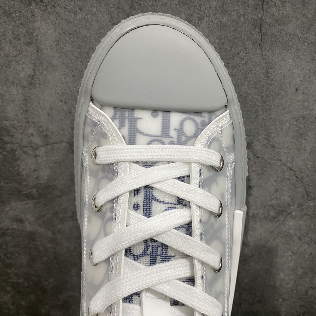 380 【莞产纯原】Dior B23 Oblique High Top Sneakers 迪奥“CD重影”系列 白蓝灰高帮