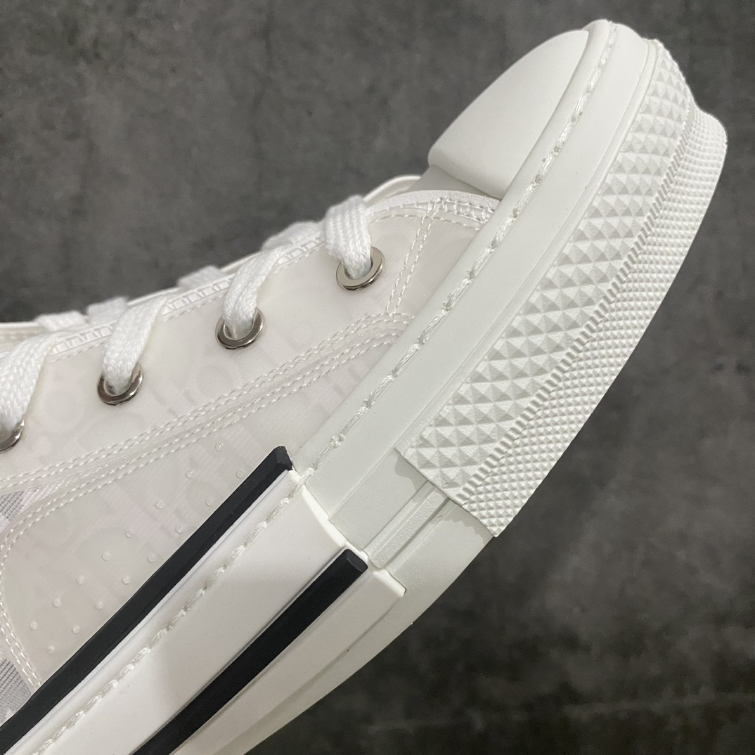 [Made in Dongguan] Dior B23 Oblique High Top Sneakers Dior ”CD Oblique” series white high top