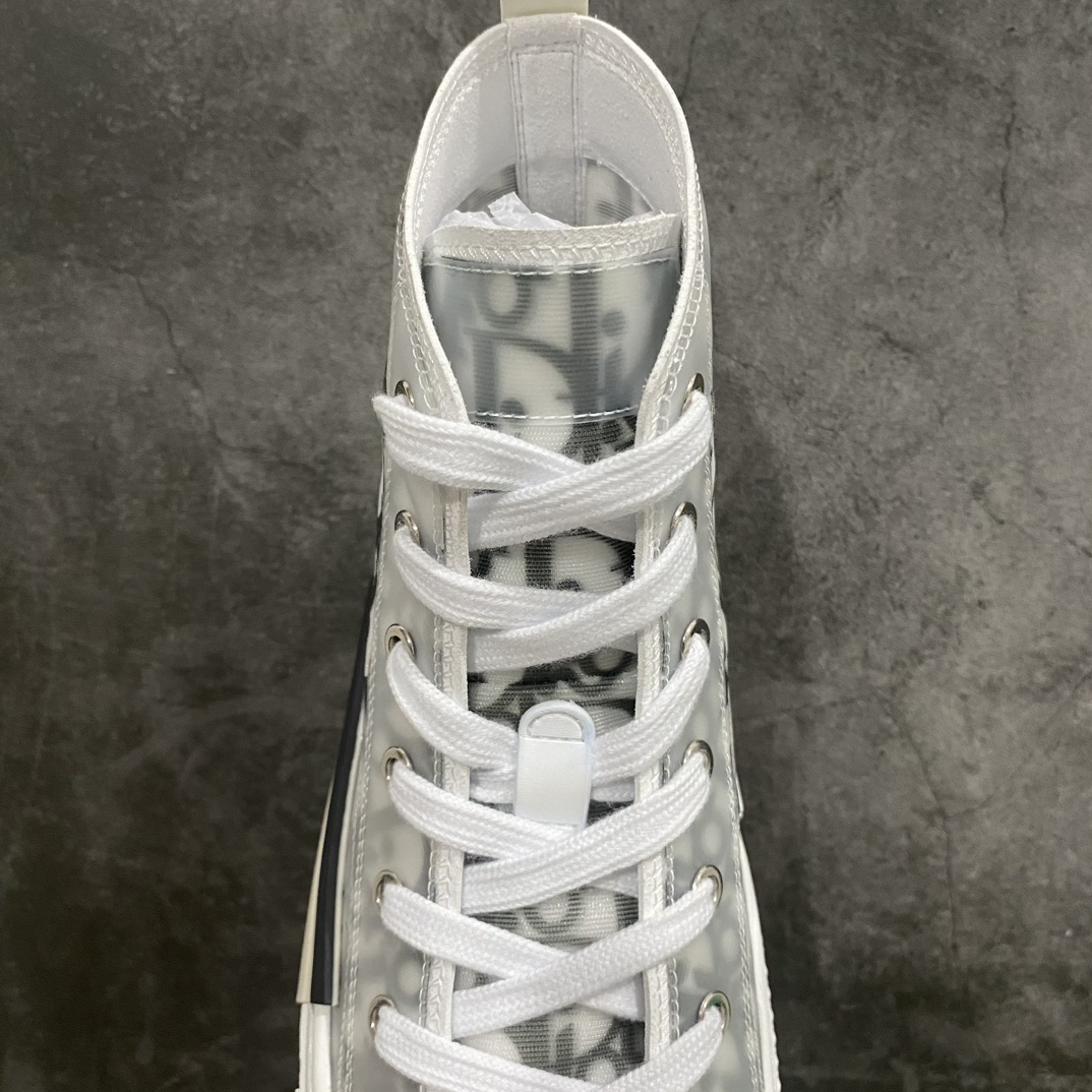 [Made in Dongguan] Dior B23 Oblique High Top Sneakers Dior ”CD Oblique” series classic gray high top